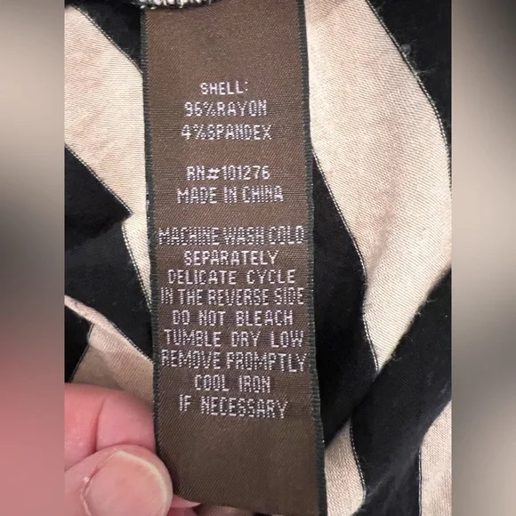 Trulli Tan and Black colorblock ruched waist maxi dress | Size M | Like New - Picture 10 of 12